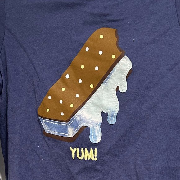 IMPRESSIONS BOY"S PASSION BLUE ICE CREAM SANDWICH TEE - Picture 3 of 3